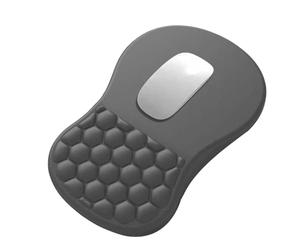 Tappetino per mouse con supporto per polso | ergonomico in memory foam, antiscivolo, tappetino da ufficio con massaggiante, per gioco, lavoro, studio, scuola, box, dormitorio, ufficio