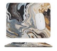Tappetino per mouse con texture astratta in marmo e inchiostro, tappetino per mouse antiscivolo, tappetino per mouse per gamer, laptop, ufficio, casa, viaggi, 24,9 x 30 cm