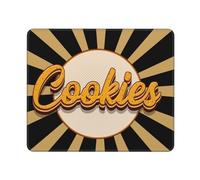 Tappetino per Mouse Cookies Tappetino per Mouse da Gioco Multifunzione Desk Mat Confortevole Tappetino per Tastiera per Laptop Gaming Computer Portatile 25X30Cm