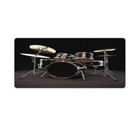 Tappetino per mouse Cool Drum Set Stampa Computer Desk Mat Gaming Mouse Pad per Home Office Gaming