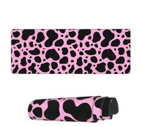 Tappetino Per Mouse Cow Purple Spotted Skin Tappetino Mouse Grande Personalizzato Sottomano, Per Computer, Ufficio, Laptop, 80x30cm