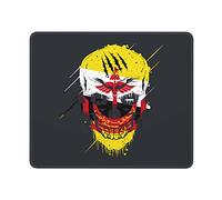 Tappetino Per Mouse Creative Brunei Patriot Skull National Flag Tappetino Scrivania Lavabile Mousepad Pulire Desk Mat Per Laptop Gaming Ufficio 25X30Cm