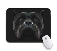 Tappetino per Mouse Creative Cane Corso Dog Animal Low Poly Triangle Beast Tappetino per Il Mouse Antiscivolo Portatile Confortevole Tappetini Mouse, per Scrivania, Gioco, 25 x 30cm