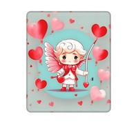 Tappetino per Mouse, Cute Loving Boy Tappetino Mouse Personalizzato Tampone per Mouse Antisfilacciamento Tappeto Mouse per Gamers Casa 25X30Cm