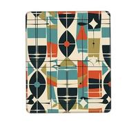 Tappetino per mouse da 21,1 x 26,2 cm, tappetino per mouse moderno di metà secolo, tappetino per mouse per computer, con base in gomma antiscivolo, tappetino per tastiera per lavoro