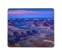 Tappetino per mouse da gaming, 25,4 x 30,5 cm, con stampa del Grand Canyon, impermeabile, antiscivolo, in pelle, per ufficio, scrivania e PC
