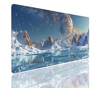 Tappetino per Mouse da Gaming, Tappetino Mouse Pad XL Grande, Mousepad con Impermeabile e Antiscivolo, Lavabile Sottomano Copri Scrivania Ufficio, Tappetini Tappeto Mouse Mat 700x300x4mm Tradition (3)