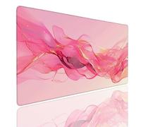 Tappetino per Mouse da Gaming, Tappetino Mouse Pad XL Grande, Mousepad con Impermeabile e Antiscivolo, Lavabile Sottomano Copri Scrivania Ufficio, Tappetini Tappeto Mouse Mat 800x300x4mm Waves (3)