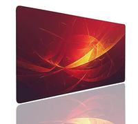 Tappetino per Mouse da Gaming, Tappetino Mouse Pad XXL Grande, Mousepad con Impermeabile e Antiscivolo, Lavabile Sottomano Copri Scrivania, Tappetini Tappeto Mouse Mat 1000x500x4mm Terracotta (3)