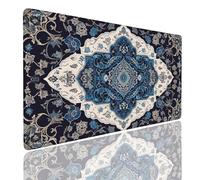 Tappetino per Mouse da Gaming, Tappetino Mouse Pad XXL Grande, Mousepad con Impermeabile e Antiscivolo, Lavabile Sottomano Copri Scrivania, Tappetini Tappeto Mouse Mat 1400x800x4mm Symmetry (7)
