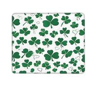 Tappetino per mouse da gioco, 20,1 x 24,1 cm, con stampa "Happy Holidays", impermeabile, antiscivolo, in pelle, per ufficio, scrivania, laptop e PC