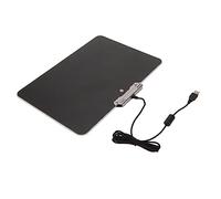 Tappetino per Mouse da Gioco a LED RGB, Tappetino per Mouse Rigido con 7 modalità di Illuminazione e 1 modalità Dinamica, Controllo Touch, con Retro in Gomma per Giocatori Desktop, 13,75 X 9,8 Pollici