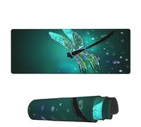 Tappetino per Mouse da Gioco Abstract Dragonfly Tappetino Mouse Gaming Portatile Mousepad Forma Rettangolare, per Casa, Gaming Mouse, Ufficio, 80x30cm