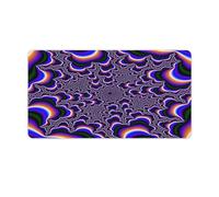 Tappetino per mouse da gioco Abstractid viola vibrante, tappetino da scrivania grande da 30 x 16 pollici, tappetino per tastiera con base antiscivolo, accessori da scrivania per tastiera da ufficio