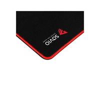 TAPPETINO GAMING SAVIO Turbo Dynamic XL - per Mouse XXL in Tessuto Microfibra, Riposo del polso:No, Nero, Rosso