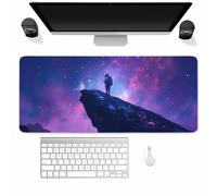 Tappetino per Mouse da Gioco Astronauta della scogliera, XXL Mouse pad, Controllo Preciso del mouse Migliora la Velocità e la Precisione, Lavabile tappetino Scrivania per Ufficio e casa 1000x500x2MM