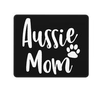 Tappetino per Mouse da Gioco Aussie Mom Australian Shepherd Confortevole Tappetino Mouse Gaming Antiscivolo Desk Mat per Gaming Computer Ufficio 10X12In