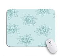 Tappetino Per Mouse Da Gioco Beautiful Pattern Of Flower Hawaii Flower Frangipani And Leaves Tappetino Mouse Antipolvere Base Antiscivolo In Gomma Tappetini Mouse, Per Gioco, Laptop, 25 x 30cm