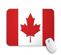 Tappetino per Mouse da Gioco Canada Canadian Flag Leaves Maple 1St July Day Celebration Sottomano Impermeabile Confortevole Tappetino Mouse, per Laptop, Computer, 25 x 30cm