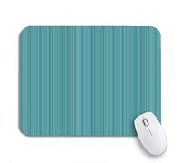 Tappetino per Mouse da Gioco Cold Color of Pinstripes Primarily in Shades Blue Sottomano Lavabile Base Antiscivolo in Gomma Tappetino Mouse, per Scrivania, Laptop, 25 x 30cm