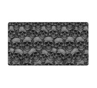 Tappetino per mouse da gioco compatibile con Cool Skulls Black Camo, grande tappetino per mouse esteso, grande tappetino da scrivania per computer per tastiera, tappetino per mouse da scrivania comple
