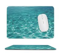 Tappetino per mouse da gioco con base in gomma antiscivolo blu acqua piscina tappetino per mouse per computer portatile quadrato impermeabile tappetino per mouse per casa ufficio