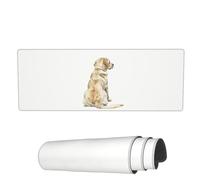 Tappetino Per Mouse Da Gioco Cute Labrador Retriever Back Tappetini Mouse Portatile Sottomano, Per Ufficio, Scrivania, Laptop, 80x30cm