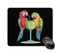 Tappetino per Mouse da Gioco Cute Parrot Bird Tappetini Mouse Personalizzato Lavabile Mousepad Forma Rettangolare, per Laptop, Casa, Computer, 25x30cm