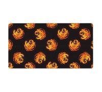 Tappetino per mouse da gioco di grandi dimensioni con bordi cuciti, tappetino per mouse esteso con base in gomma antiscivolo, tappetino da scrivania per tastiera, compatibile con l'arte del fuoco e de