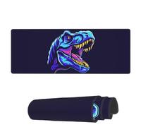 Tappetino Per Mouse Da Gioco Dinosaur T-Rex Head Tappetino Mouse Gaming Antipolvere Mousepad Forma Rettangolare, Per Casa, Computer, Gaming Mouse, 80x30cm