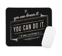 Tappetino per Mouse da Gioco Dream it You Can Do IT Tappetino Mouse
