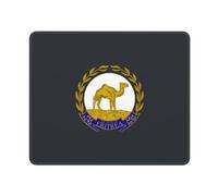 Tappetino per Mouse da Gioco Emblem of Eritrea Or Argent Azur Lavabile Tappetino Mouse Bordi Cuciti Accessori Gaming per Pc Mac Gaming 10X12In