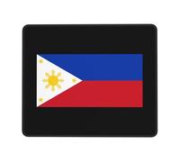 Tappetino per Mouse da Gioco Flag of The Philippines Confortevole Mouse Mat Lavabile Desk Mat per Computer Ufficio Sensori da Gioco 10X12In