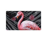 Tappetino per mouse da gioco Flamingo, grande, esteso, con base in gomma antiscivolo, per ufficio, gioco, casa, 40 x 75 cm