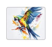 Tappetino per Mouse da Gioco Flying Parrot Portatile Tappetino per Mouse Gaming Soffice Mousepad per Mac Computer Sensori da Gioco 10X12In
