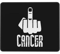 Tappetino per Mouse da Gioco Fuck Cancer Mouse Pad 10x12in | durevole Mousepad Multifunzione per Laptop PC