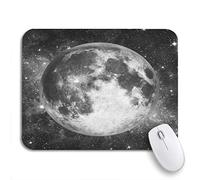 Tappetino per Mouse da Gioco Full Moon in Space Over Stars of This Furnished Sottomano Antipolvere Impermeabile Tappetino Mouse Gaming, per Computer, Gaming Mouse, 25 x 30cm