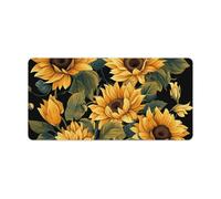 Tappetino per mouse da gioco Girasole Grazie per avermi illuminato la vita Tappetino per mouse esteso Base in gomma antiscivolo Tappetini per mouse Tappetini da tavolo per ufficio Gioco Casa 30x60cm