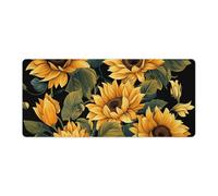 Tappetino per mouse da gioco Girasole Grazie per avermi illuminato la vita Tappetino per mouse esteso Base in gomma antiscivolo Tappetini per mouse Tappetini da tavolo per ufficio Gioco Casa 40x90cm