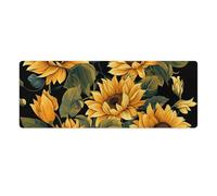 Tappetino per mouse da gioco Girasole Grazie per avermi illuminato la vita Tappetino per mouse esteso Base in gomma antiscivolo Tappetini per mouse Tappetini da tavolo per ufficio Gioco Casa 30x80cm