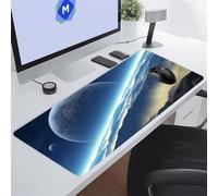 Tappetino per Mouse da Gioco Grande Universo Spazio tappetino mouse XXL 900x300x2 mm tappetino per Tastiera Antiscivolo Migliora la precisione e la velocità per Giochi Ufficio Casa