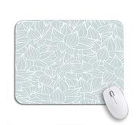 Tappetino per Mouse da Gioco Gray Succulent Plant Drawing Great for Subtle Botanical Modern Tappetino Mouse Lavabile Antipolvere Tappetino Mouse Gaming, per Laptop, Gioco, 25 x 30cm