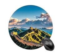 Tappetino per mouse da gioco, impermeabile, con base in gomma antiscivolo, lavabile, personalizzato, con la Grande Muraglia Cinese, accessori da scrivania per computer portatile, accessori da