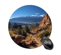 Tappetino per mouse da gioco, impermeabile, con base in gomma antiscivolo, lavabile, personalizzato, motivo: Pikes Peak Colorado, per computer portatile, accessori da scrivania, estetica, ufficio