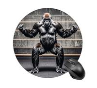 Tappetino per mouse da gioco, impermeabile, con base in gomma antiscivolo, lavabile, personalizzato, per fitness, computer portatile, accessori da scrivania, per ufficio, casa, viaggi, rotondo