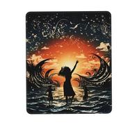 Tappetino per mouse da gioco, impermeabile, con base in gomma antiscivolo, motivo: persone che ballano in acqua, tappetino per mouse per computer portatile, lavabile, tappetino da scrivania per