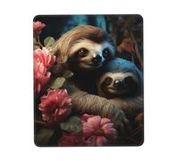 Tappetino per mouse da gioco, impermeabile, con base in gomma antiscivolo, un bradipo, tappetino per mouse per computer portatile, lavabile, tappetino da scrivania per ufficio e casa, 25 x 30 cm