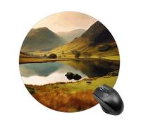 Tappetino per mouse da gioco in gomma antiscivolo, impermeabile, motivo: Lake District National Park, per computer, ufficio, casa, laptop da gioco