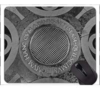 Tappetino per mouse da gioco in gomma antiscivolo, tappetino per mouse in gomma di Firenze Buddha buono e cattivo