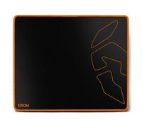 Tappetino per mouse da gioco Krom Knout Speed Special Edition 320x270 mm Nero Arancione Microfibra